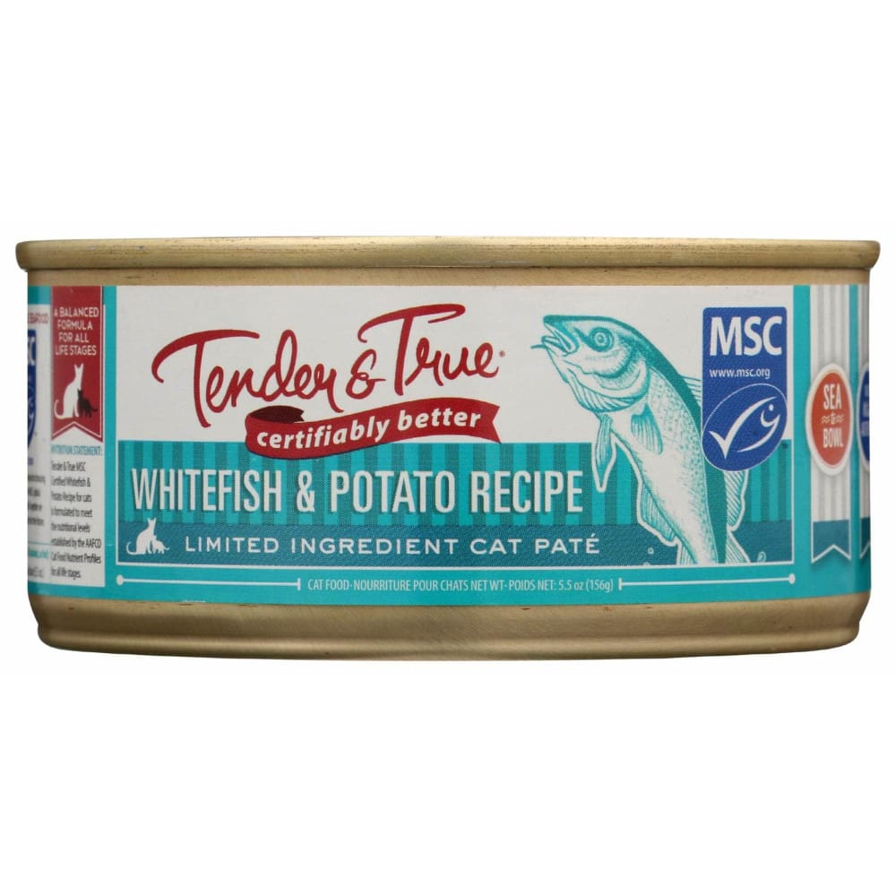 TENDER AND TRUE TENDER AND TRUE Cat Fd Whitefish Potato, 5.5 oz