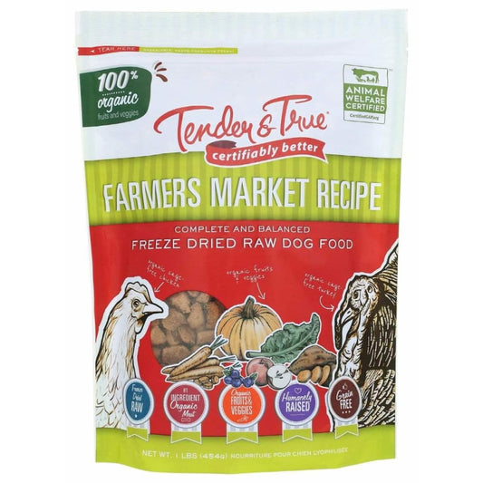 TENDER AND TRUE Tender And True Food Dog Farmer Markt Raw, 16 Oz