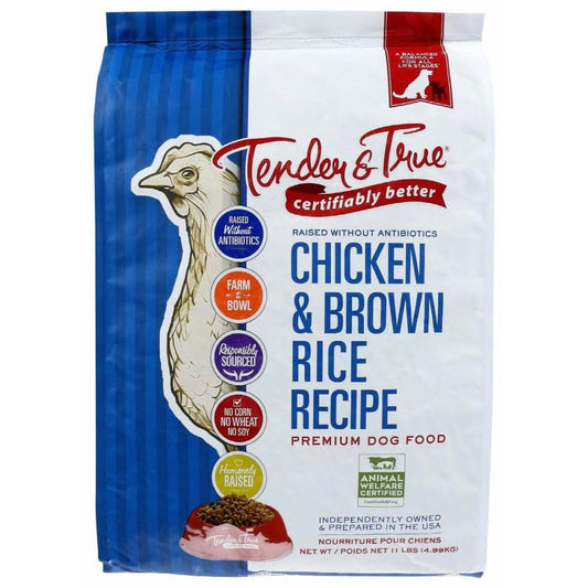 TENDER AND TRUE TENDER AND TRUE Kibble Dog Chkn Brwn Rice, 11 lb