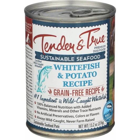 TENDER AND TRUE TENDER AND TRUE Ocean Whitefish and Potato Canned Dog Food, 13.2 oz