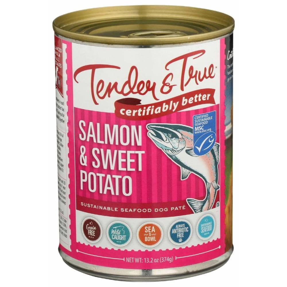 TENDER AND TRUE TENDER AND TRUE Salmon and Sweet Potato Canned Dog Food, 13.2 oz