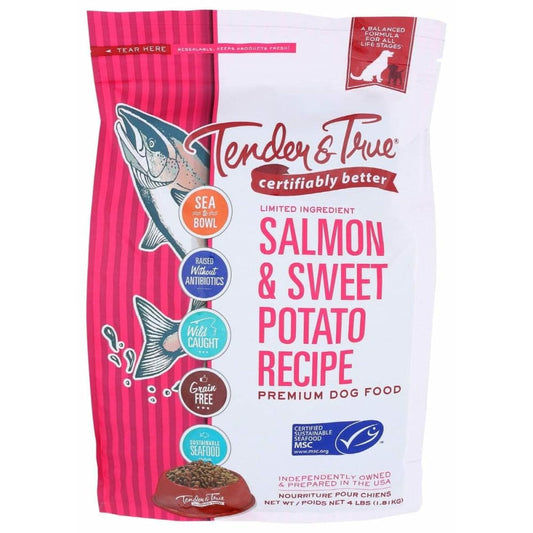 TENDER AND TRUE TENDER AND TRUE Salmon and Sweet Potato Dry Dog Food, 4 lb