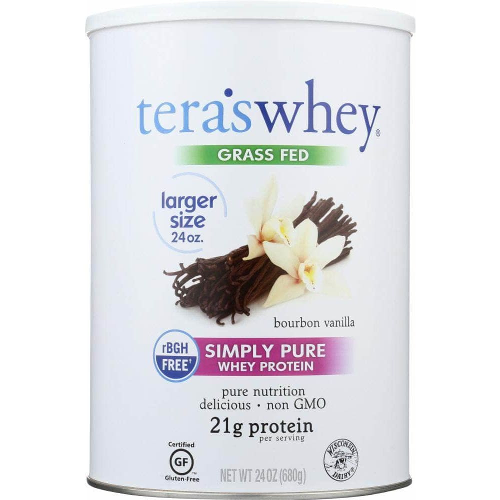 Teras Tera's Whey Bourbon Vanilla RBGH Free Whey Protein, 24 oz
