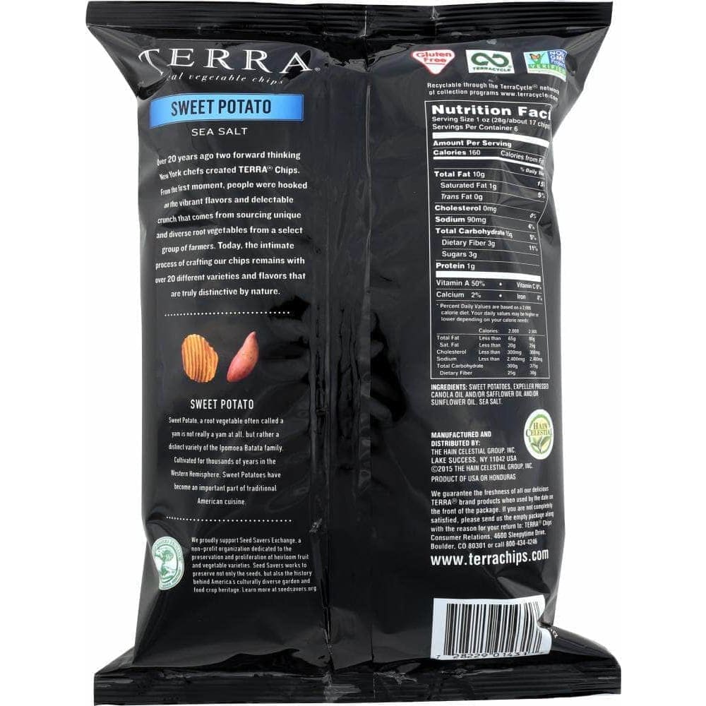 Terra Chips Terra Chips Crinkled Sweet Potato Chips with Sea Salt, 6 oz