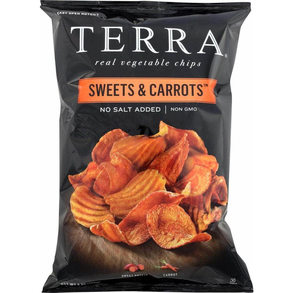 Terra Chips Terra Chips Sweets and Carrots Sweet Potato Chips No Salt Added, 6 oz