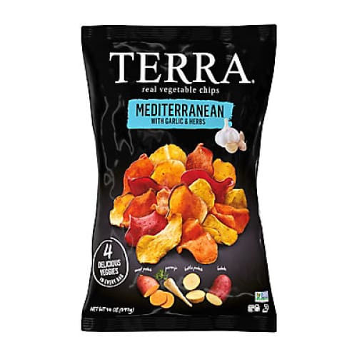 Terra Mediterranean Real Vegetable Chips 14 oz. - Home/Grocery/Snacks/Chips/ - Terra