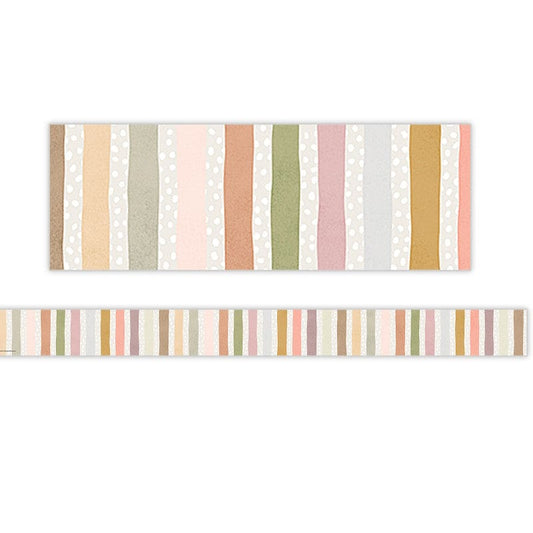 Terrazzo Tones Stripes Trim Straight (Pack of 10) - Border/Trimmer - Teacher Created Resources