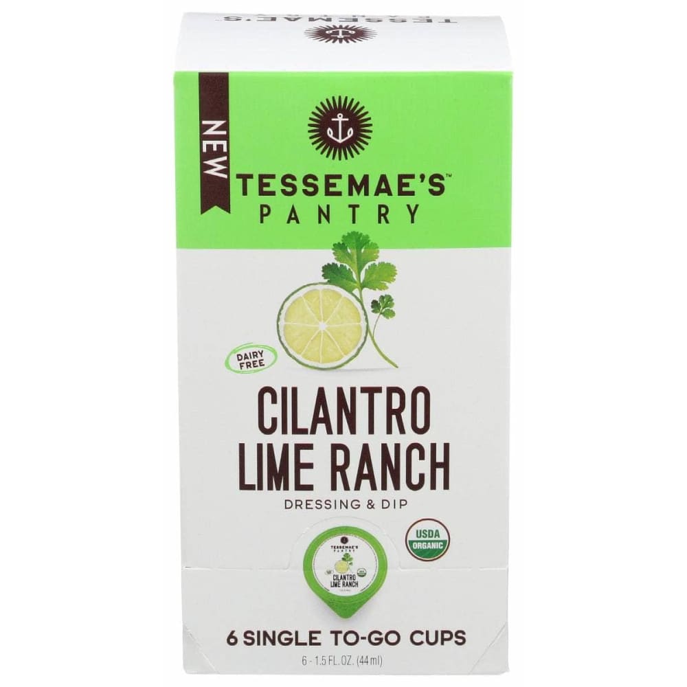 TESSEMAES TESSEMAES Pantry Cilantro Lime Ranch To Go Cups 6Pack, 9 oz