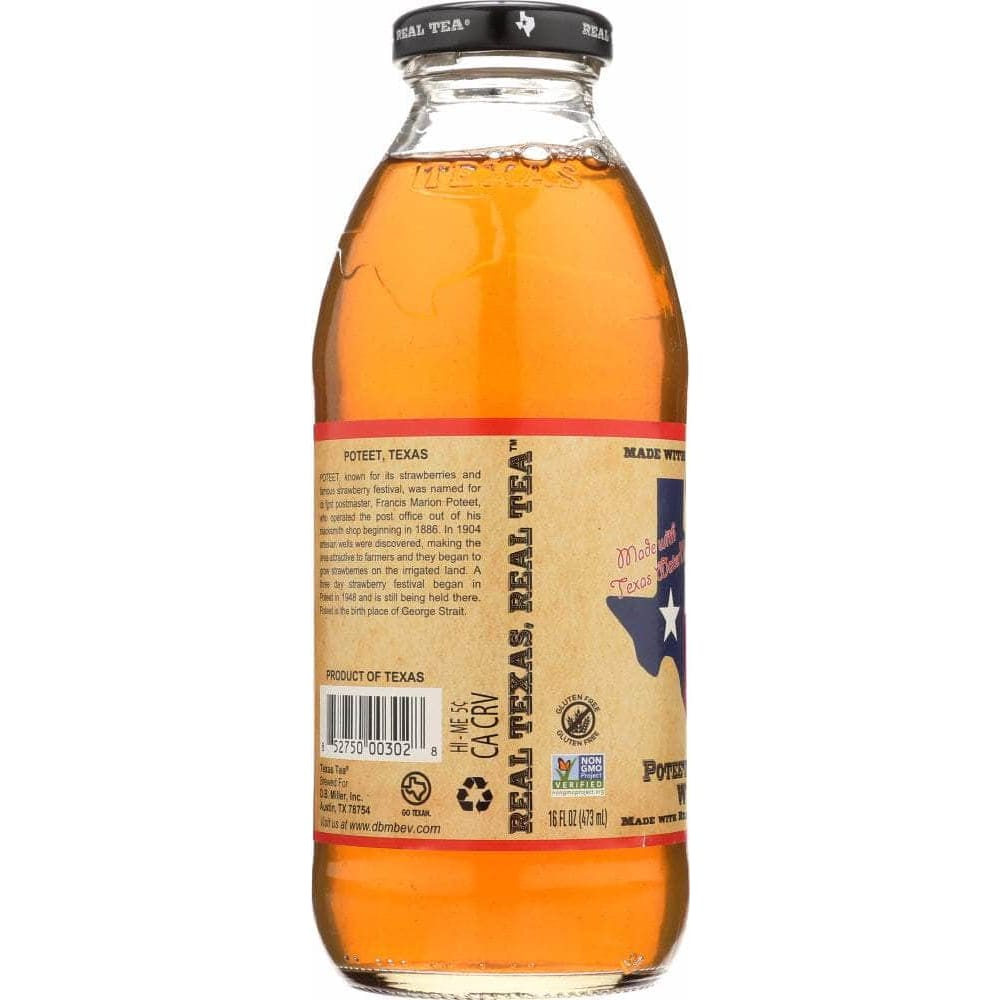 Texas Tea Texas Tea Poteet Strawberry White Tea, 16 Oz