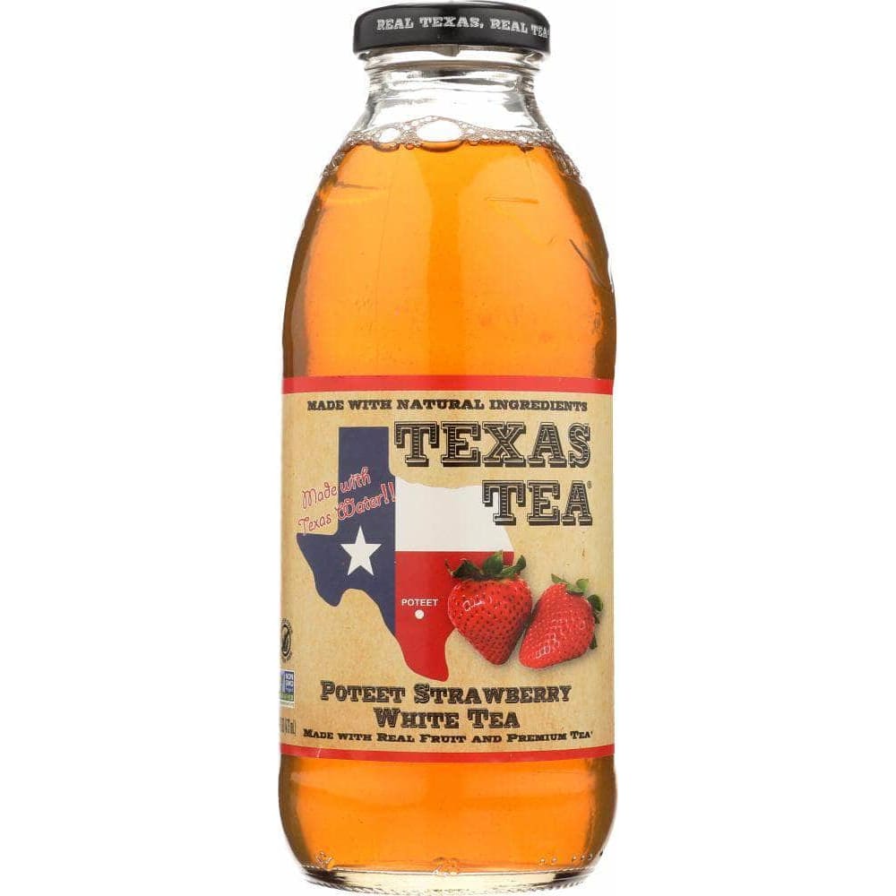 Texas Tea Texas Tea Poteet Strawberry White Tea, 16 Oz