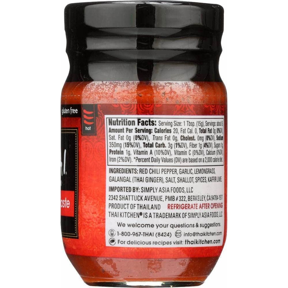 Thai Kitchen Thai Kitchen Red Curry Paste, 4 oz
