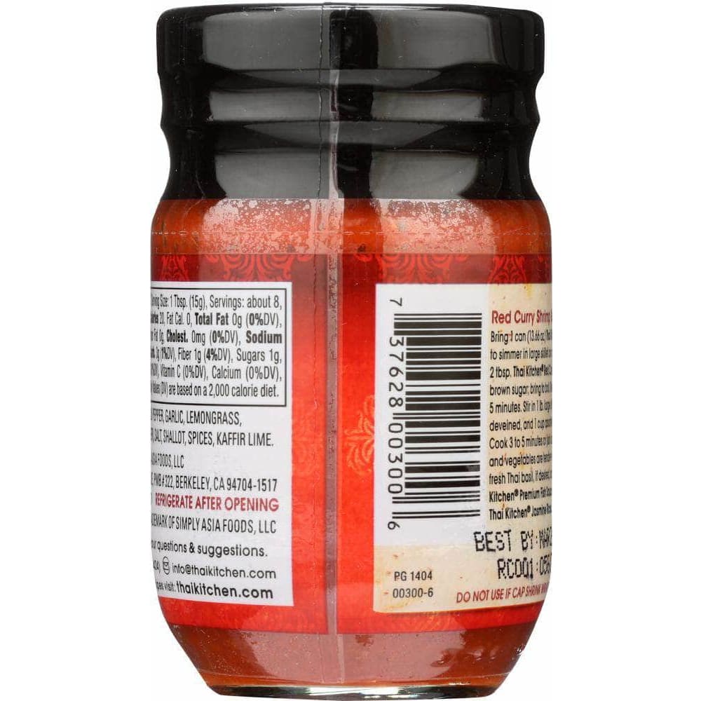 Thai Kitchen Thai Kitchen Red Curry Paste, 4 oz