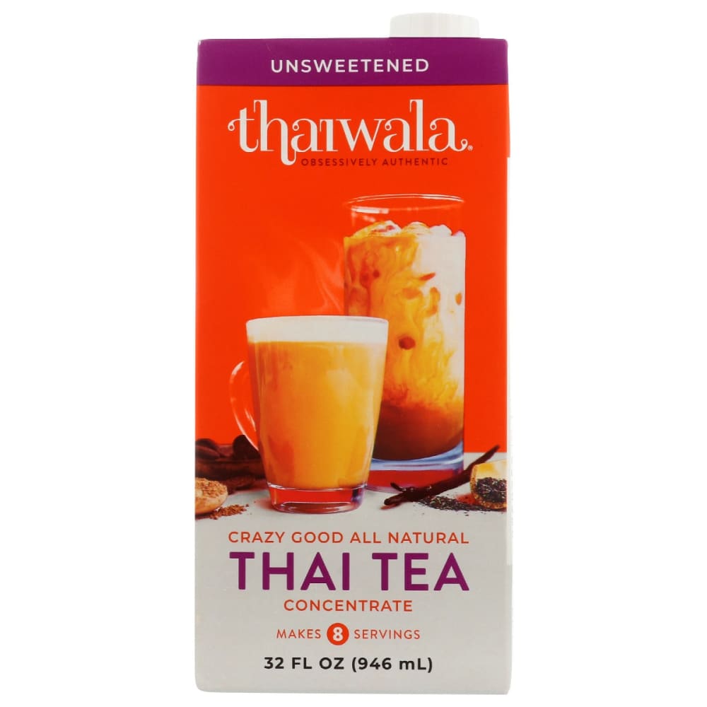 THAIWALA: Tea Concentrate Unsweet 32 fo (Pack of 3) - Beverages > Coffee Tea & Hot Cocoa - Thaiwala
