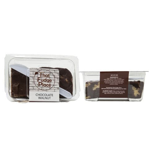 That Fudge Place Chocolate Walnut Fudge 8oz (Case of 12) - Candy/Fudge - That Fudge Place