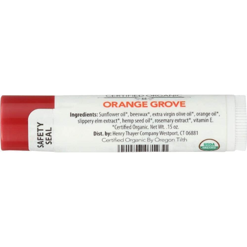 THAYERS Thayer Slippery Elm Orange Grove Organic Lip Balm, 0.15 Oz