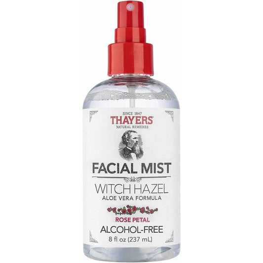 THAYERS THAYERS Alcohol Free Rose Petal Facial Mist Witch Hazel And Aloe Vera Formula, 8 oz