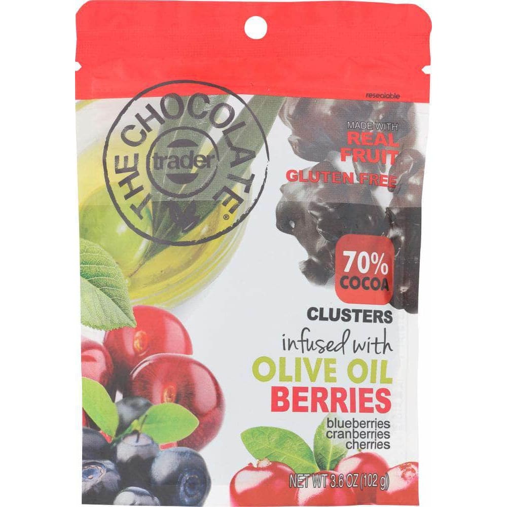 The Chocolate Trader The Chocolate Trader Dark Chocolate Olive Oil Berries, 3.6 oz