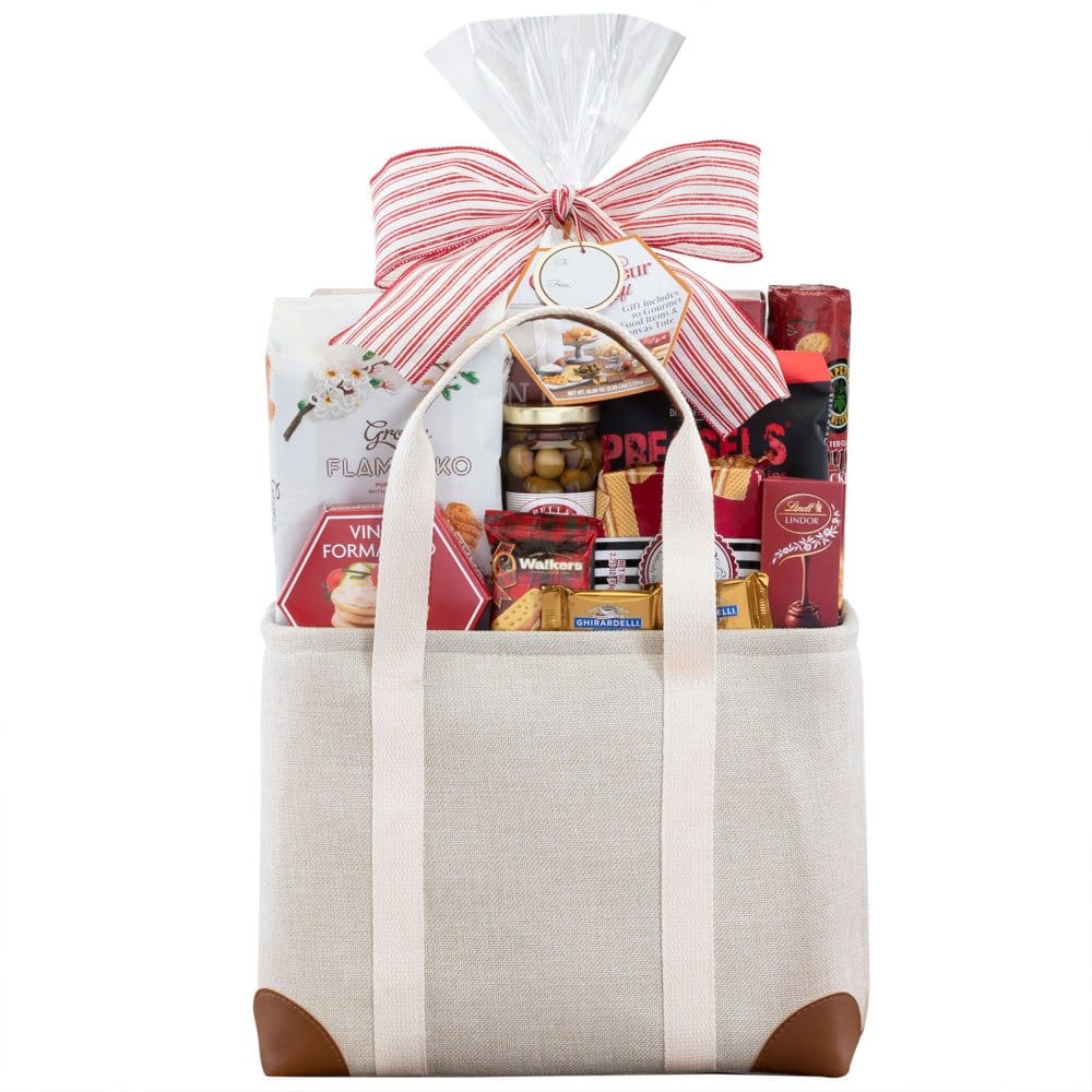 The Connoisseur Gift Basket Tote 40.89 oz. - Gift Baskets - ShelHealth