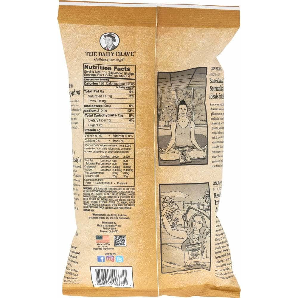 The Daily Crave The Daily Crave Aged White Cheddar Lentil Chips, 4.25 oz