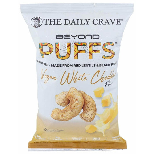 THE DAILY CRAVE THE DAILY CRAVE Beyond Puffs Vegan White Cheddar, 4 oz