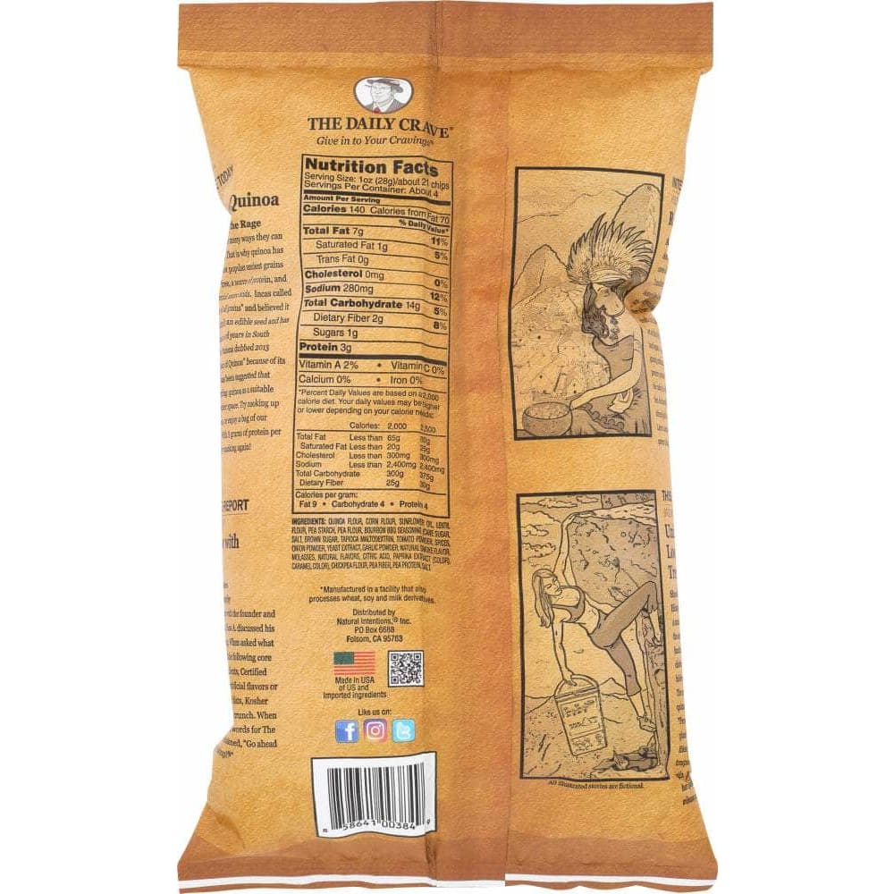The Daily Crave The Daily Crave Chip Quinoa Bourbon Bbq, 4.25 oz