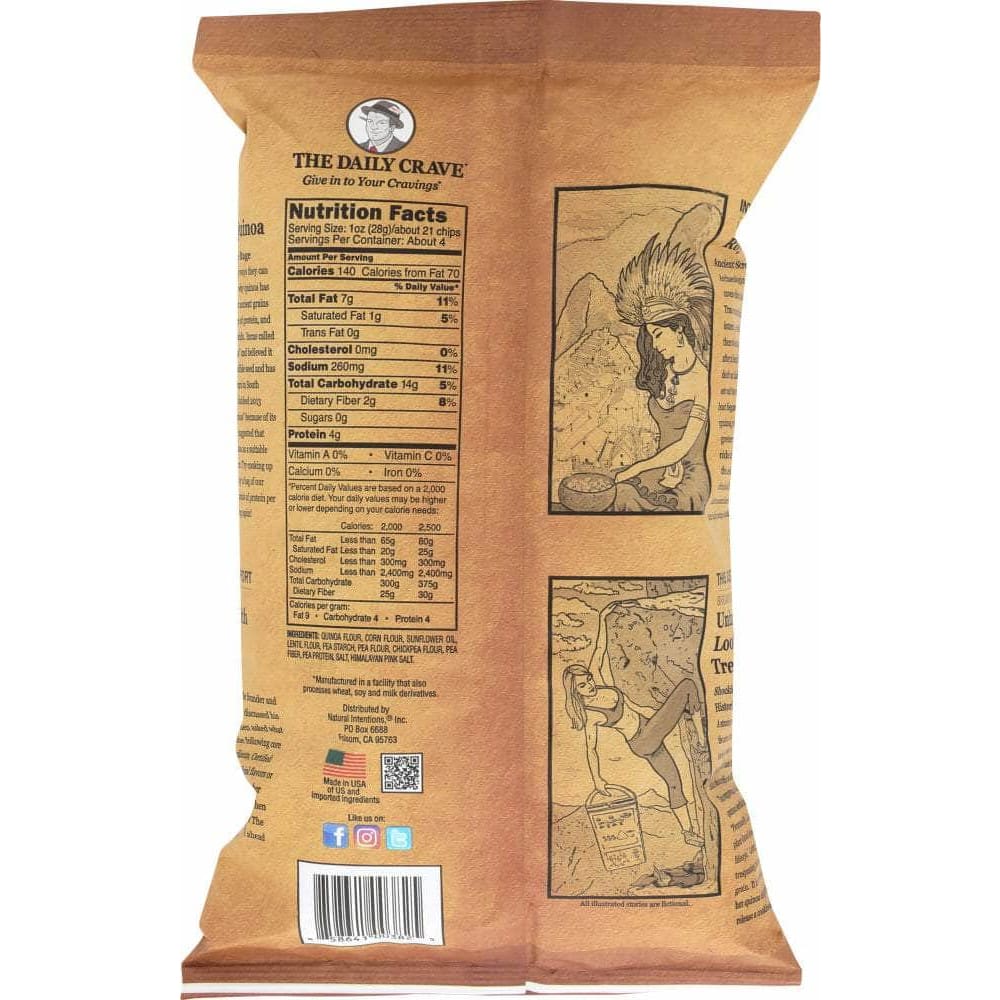 The Daily Crave The Daily Crave Himalayan Pink Salt Quinoa Chips, 4.25 oz