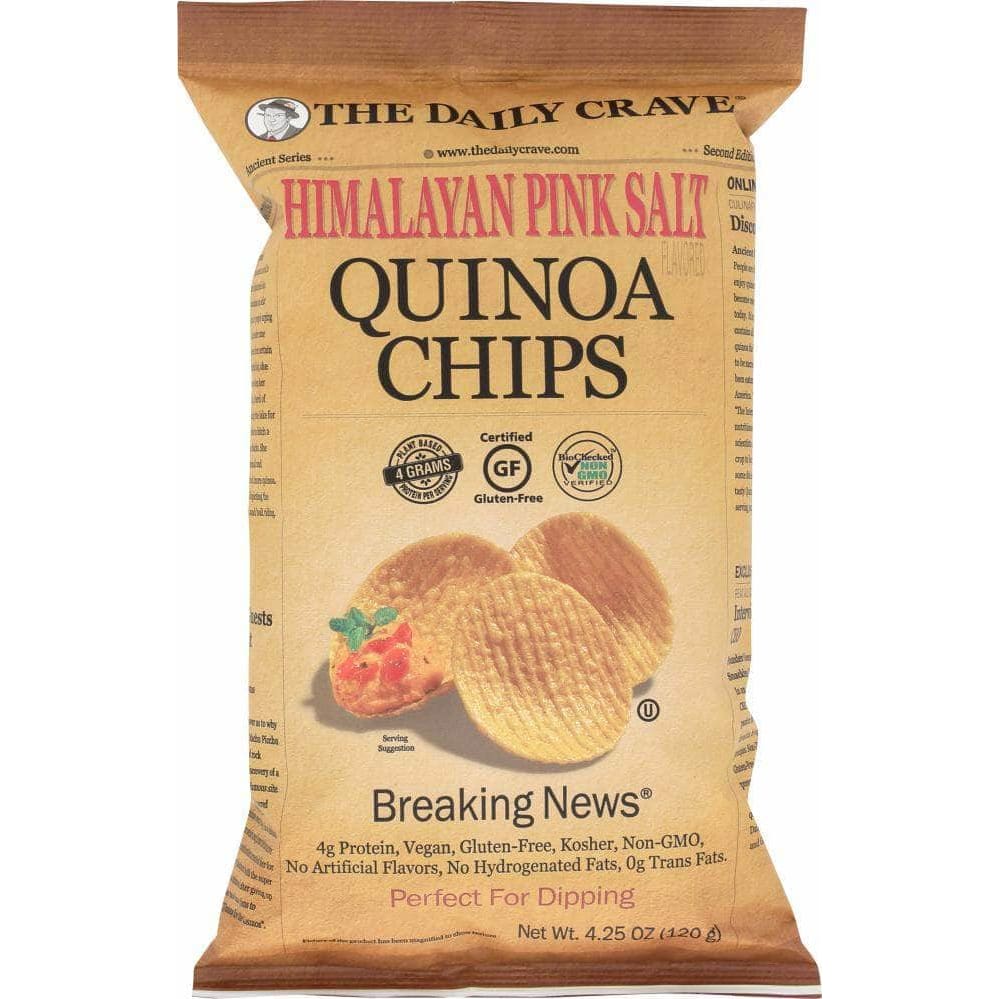 The Daily Crave The Daily Crave Himalayan Pink Salt Quinoa Chips, 4.25 oz