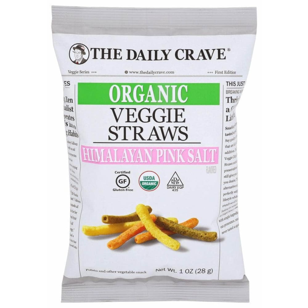 THE DAILY CRAVE THE DAILY CRAVE Organic Veggie Straws, 1 oz