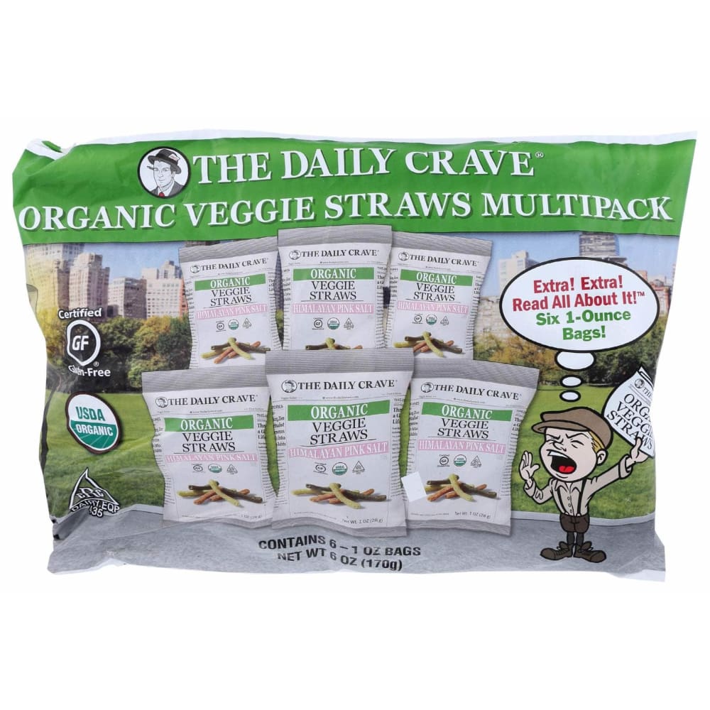 THE DAILY CRAVE THE DAILY CRAVE Organic Veggie Straws Multipack, 6 oz