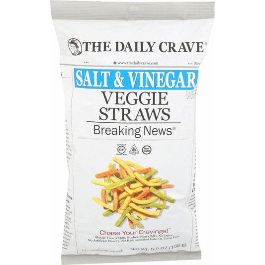 THE DAILY CRAVE THE DAILY CRAVE Salt Vinegar Veggie Straws, 5.5 oz