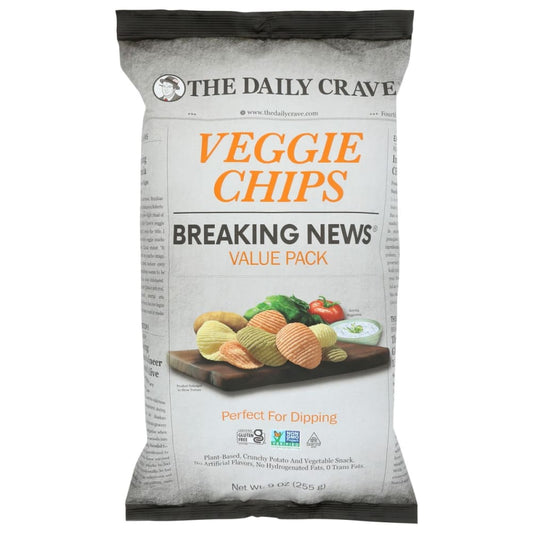 THE DAILY CRAVE: Veggie Chips Value Pack 9 oz (Pack of 4) - Grocery > Snacks > Chips - THE DAILY CRAVE