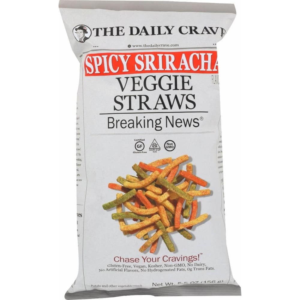 THE DAILY CRAVE THE DAILY CRAVE Veggie Straws Sriracha, 5.5 oz