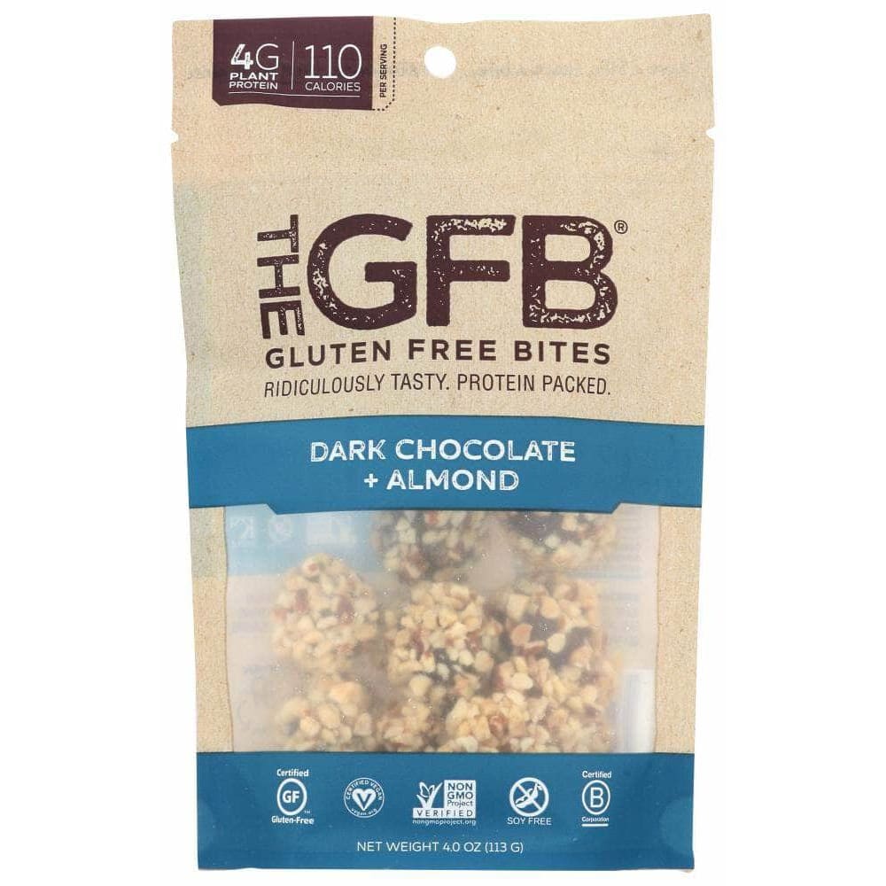 The Gfb The Gfb Dark Chocolate + Almond Bites, 4 oz