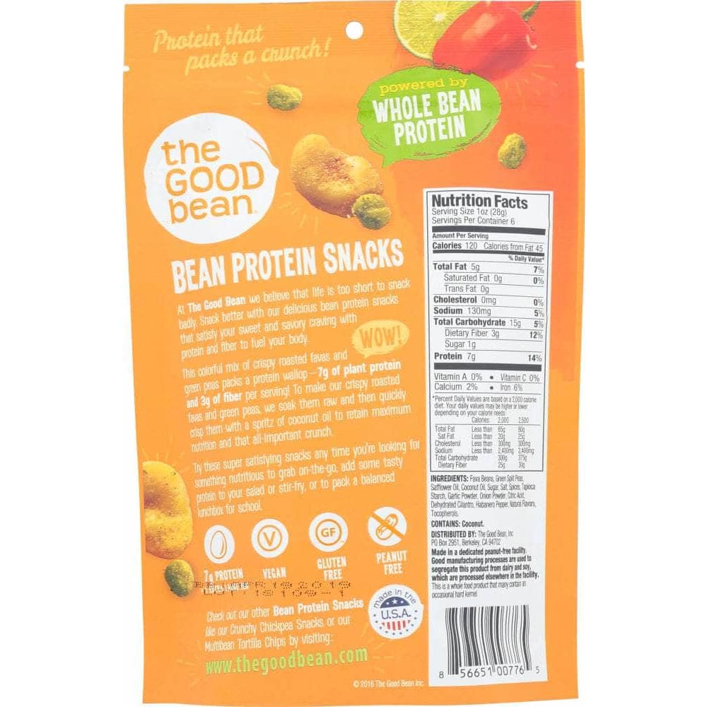 The Good Bean The Good Bean Fava Beans Habanero Citrus, 6 oz