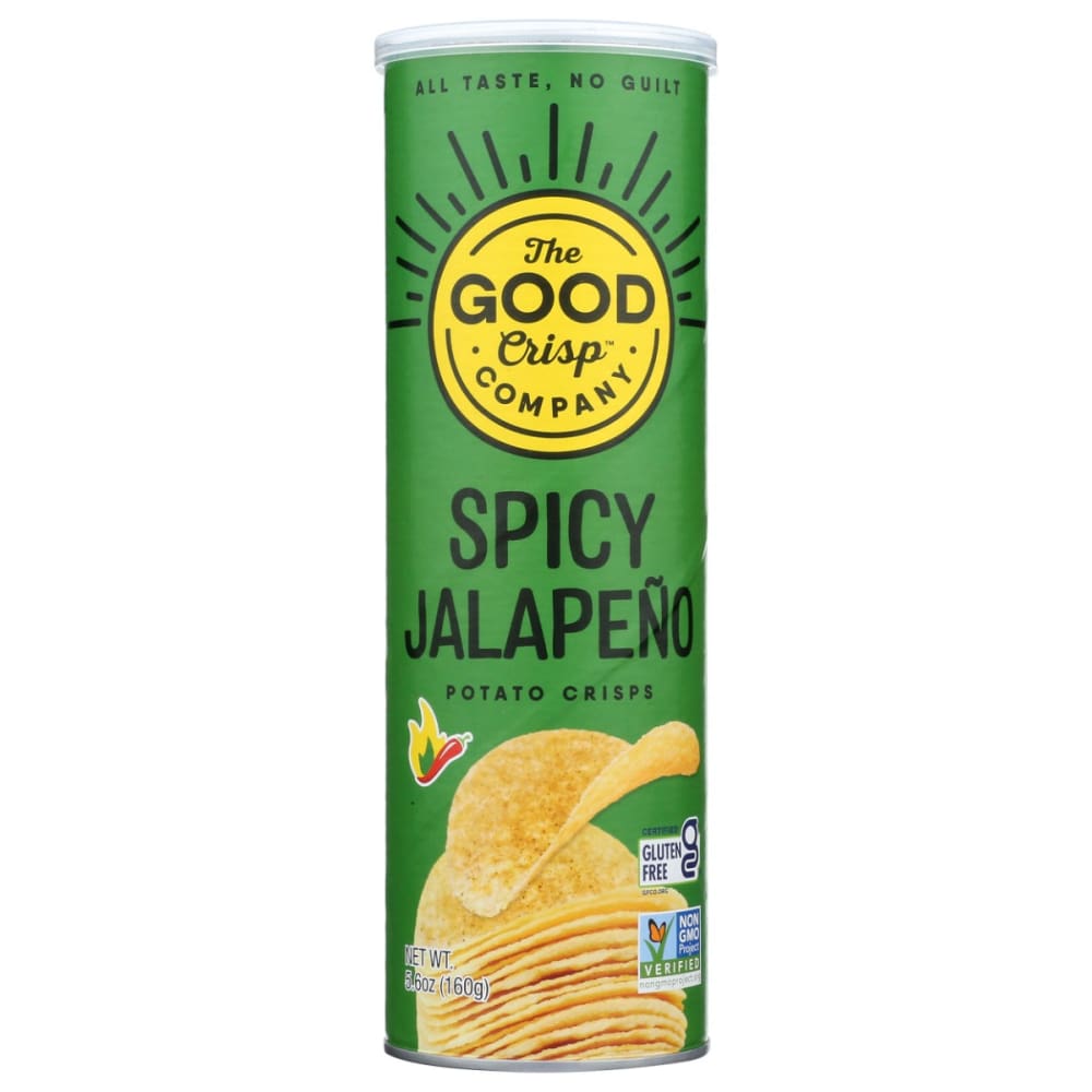 THE GOOD CRISP COMPANY: Spicy Jalapeno Potato Crisp 5.6 oz (Pack of 5) - THE GOOD CRISPY COMPANY