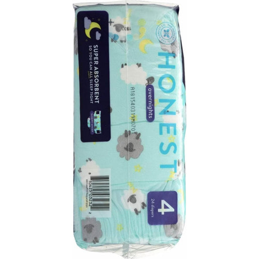 THE HONEST COMPANY Baby > Baby Diapers & Diaper Care THE HONEST COMPANY Sleepy Sheep Overnight Diapers Size 4, 24 pk