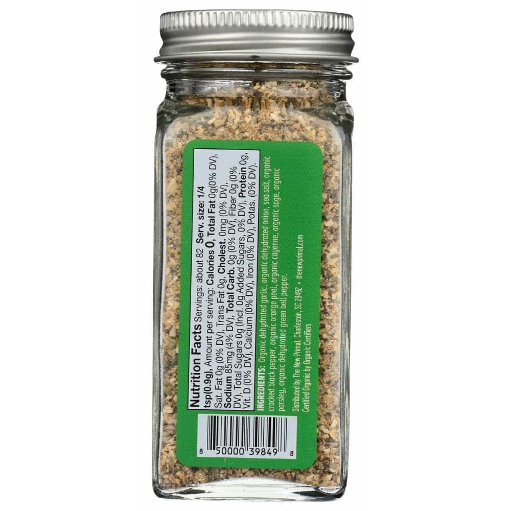 THE NEW PRIMAL Grocery > Cooking & Baking > Seasonings THE NEW PRIMAL Classic Poultry Seasoning, 2.6 oz