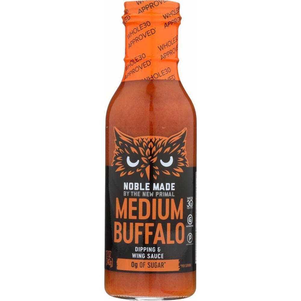 The New Primal The New Primal Medium Buffalo Sauce, 12 fl oz