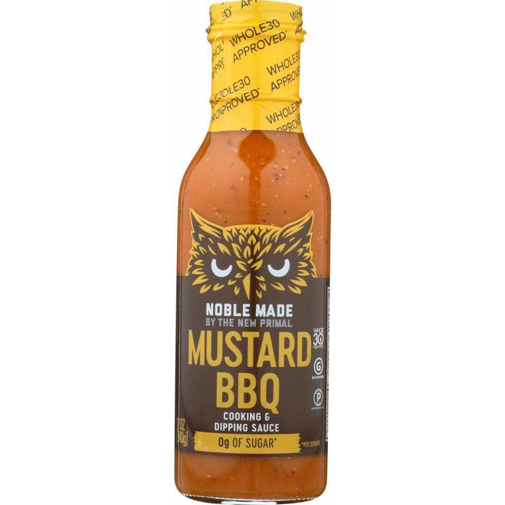 The New Primal The New Primal Mustard BBQ Sauce, 12 fl oz