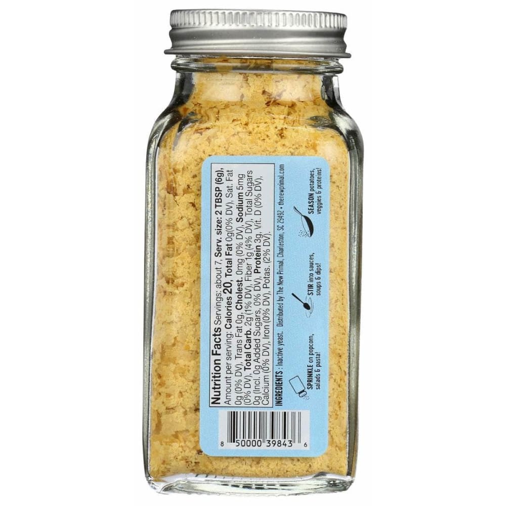 THE NEW PRIMAL Nutritional Yeast Seasoning, 1.4 oz (Case of 3) ShelHealth