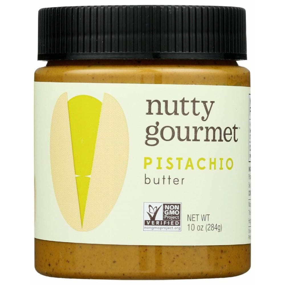THE NUTTY GOURMET Grocery > Dairy, Dairy Substitutes and Eggs > Butters > Nut & Seed Butter Other THE NUTTY GOURMET: Pistachio Butter, 10 oz