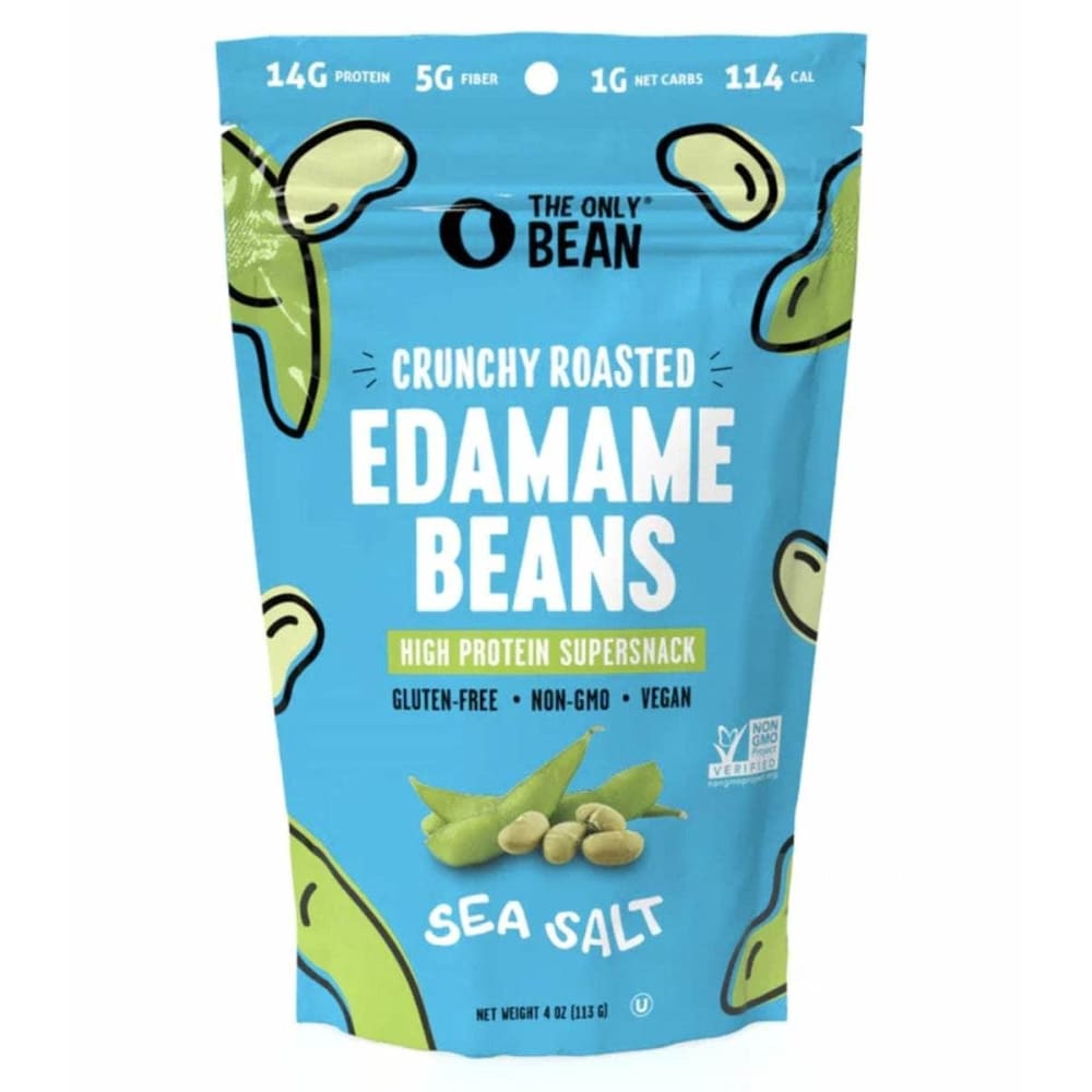 THE ONLY BEAN Grocery > Snacks > Nuts > Seeds THE ONLY BEAN: Edamame Roasted Crunchy Sea Salt, 4 oz