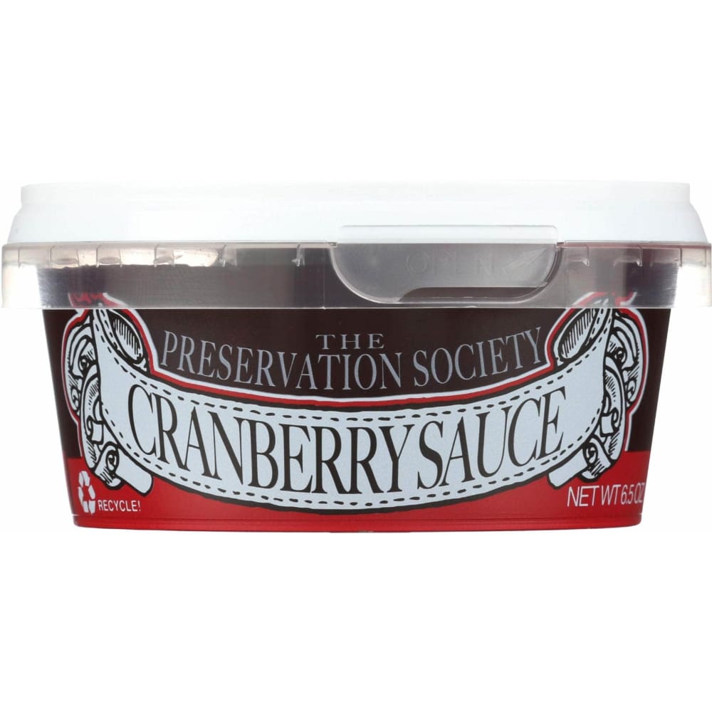 THE PRESERVATION SOCIETY Grocery > Meal Ingredients > Sauces THE PRESERVATION SOCIETY: Cranberry Sauce, 6.5 oz