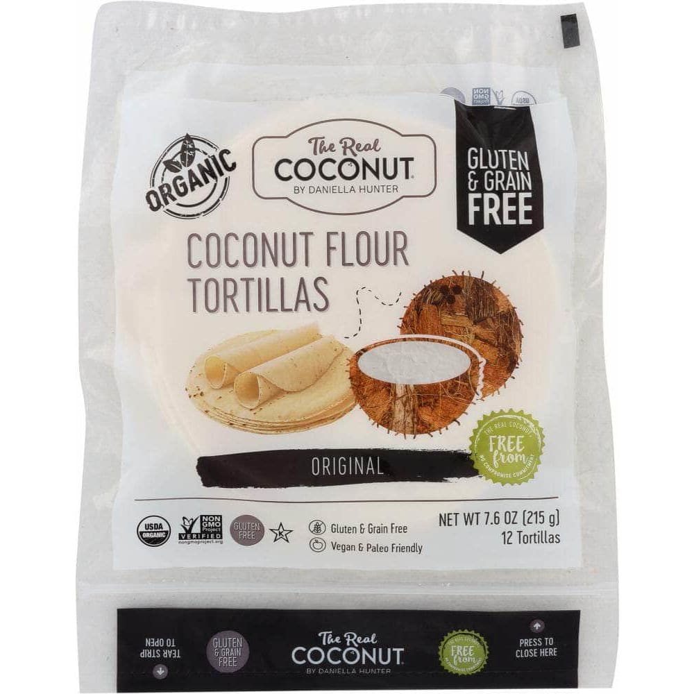 The Real Coconut The Real Coconut 12 Coconut Flour Tortillas, 7.6 oz