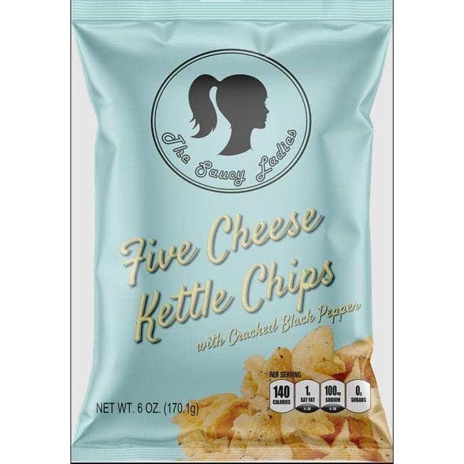 The Saucy Ladies Grocery > Snacks > Chips THE SAUCY LADIES: Five Cheese Kettle Chips, 6 oz