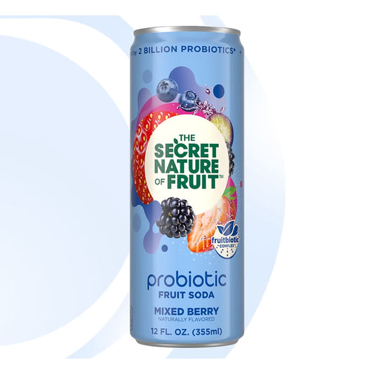 THE SECRET NATURE OF FRUIT: Soda Prob Mixed Berry 12 fo (Pack of 5) - Grocery > Beverages > Sodas - THE SECRET NATURE OF FRUIT