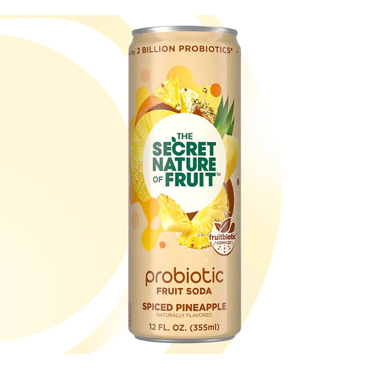 THE SECRET NATURE OF FRUIT: Soda Prob Spiced Pineapl 12 fo (Pack of 5) - Grocery > Beverages > Sodas - THE SECRET NATURE OF FRUIT
