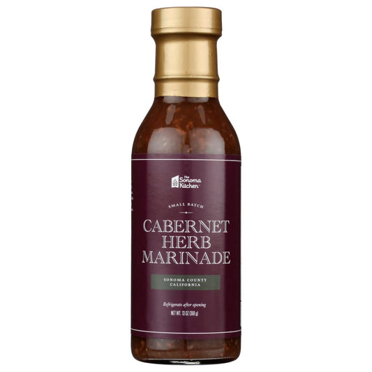 THE SONOMA KITCHEN: Marinade Cabernet Herb 13 OZ (Pack of 5) - Condiments - THE SONOMA KITCHEN