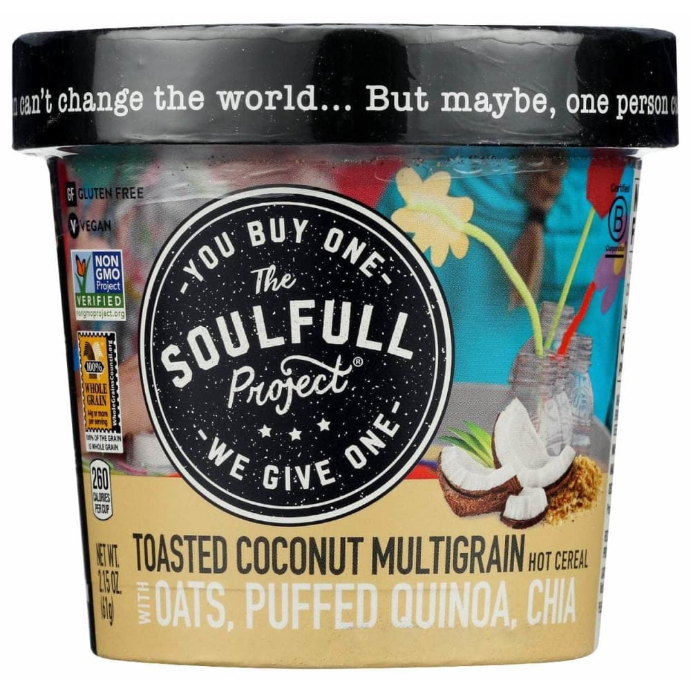 THE SOULFULL PROJECT Grocery > Breakfast > Breakfast Foods THE SOULFULL PROJECT: Hot Cereal Tstd Ccnt Cup, 2.15 oz