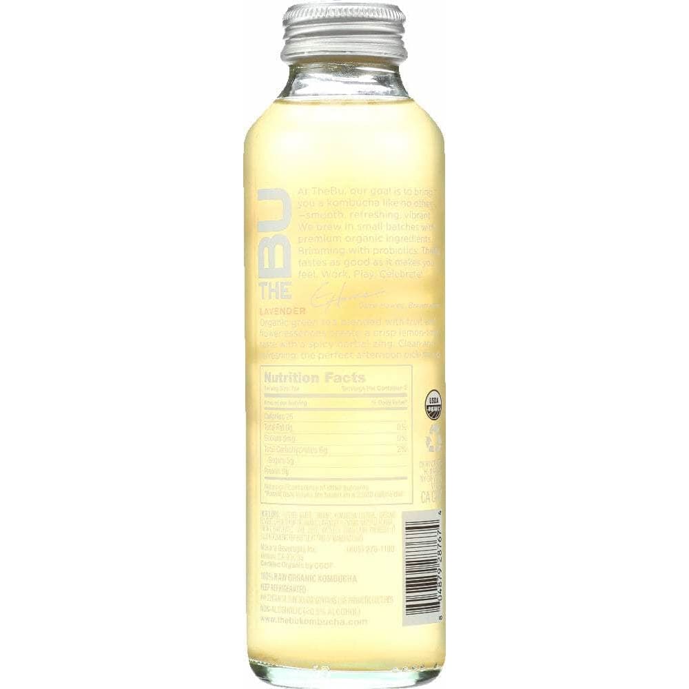 The Bu Kombucha Thebu Kombucha Probiotic Lavender Tea, 14 oz